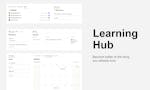 Learning Hub Notion Template image