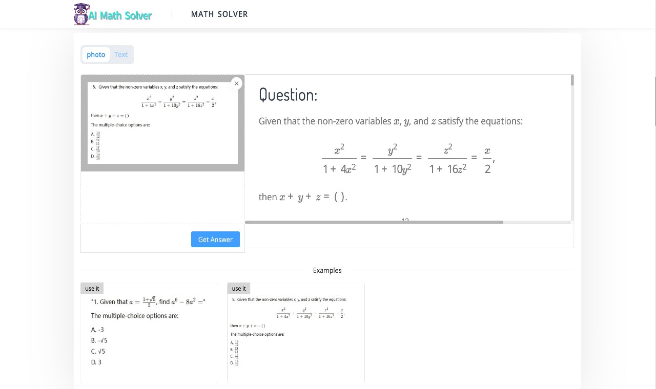 Mídia 2 de Solucionador de matemática da AI - 100% grátis online - Solucionador de matemática inteligente da IA-soluções grátis e online, passo a passo