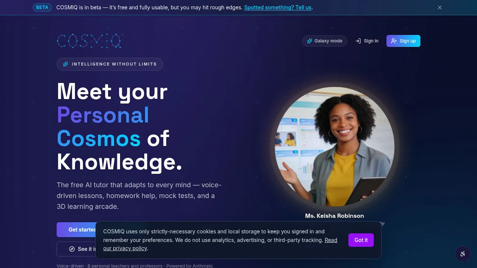 COSMIQ screenshot 1