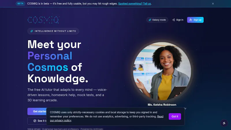 COSMIQ screenshot 1