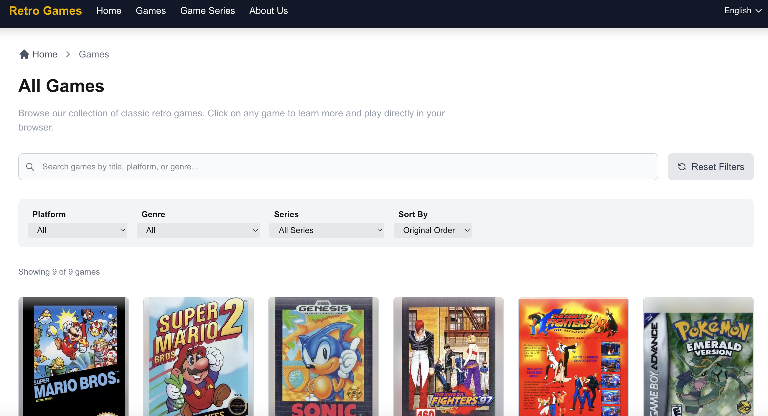 Retro Games gallery image