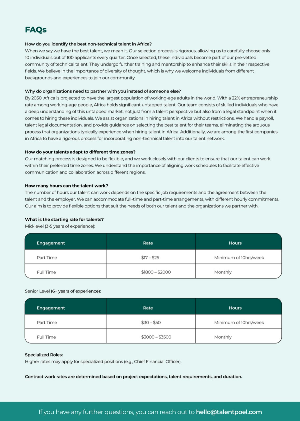 Talentpoel - Screenshot 3 showing product features and functionality
