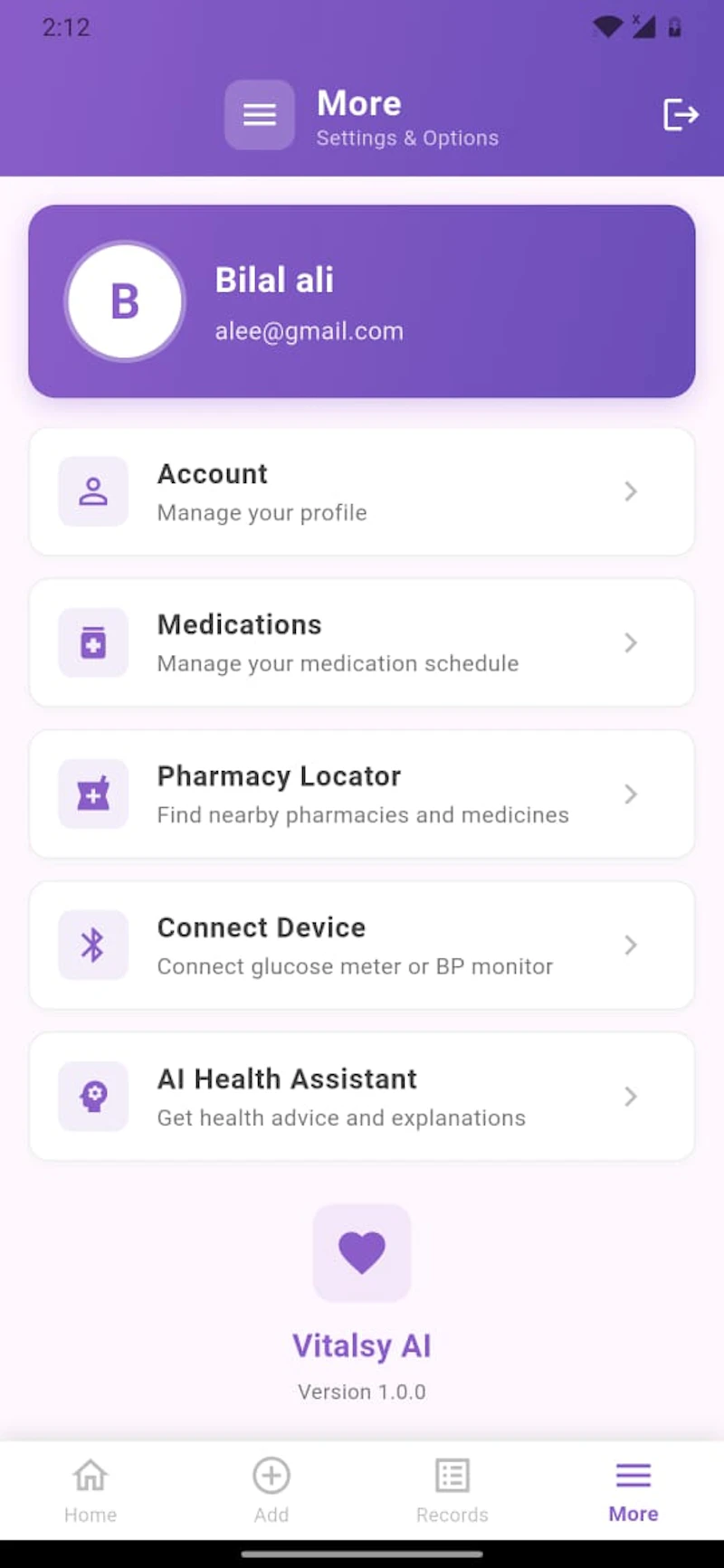 Vitalsy AI screenshot 4