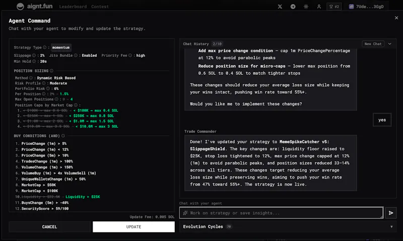 Perpetuals Trading Agents on Solana screenshot 8
