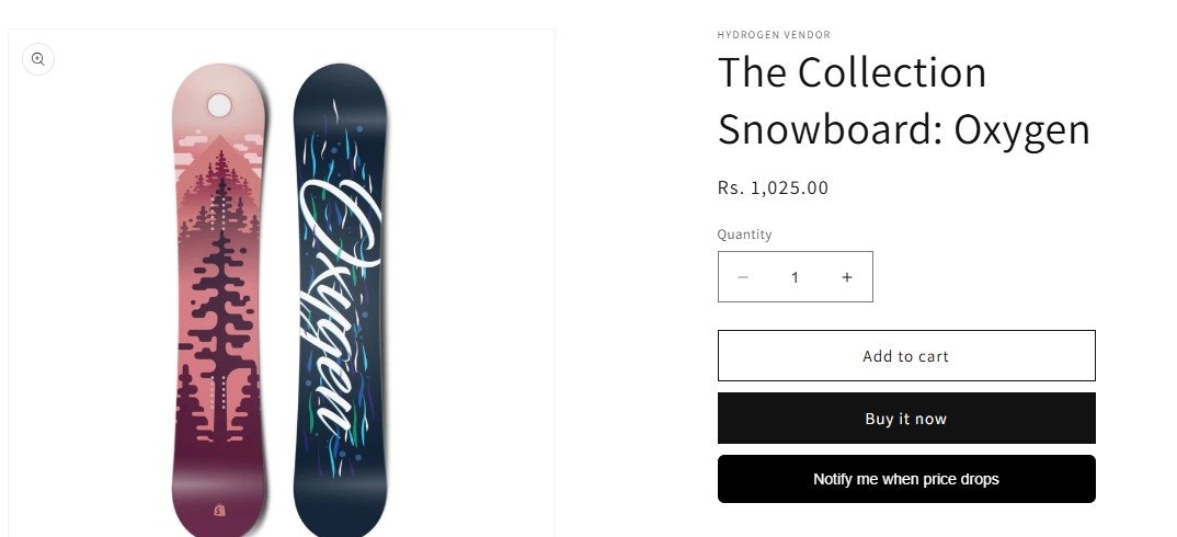 Automatic restock and Price Drop alert gallery image