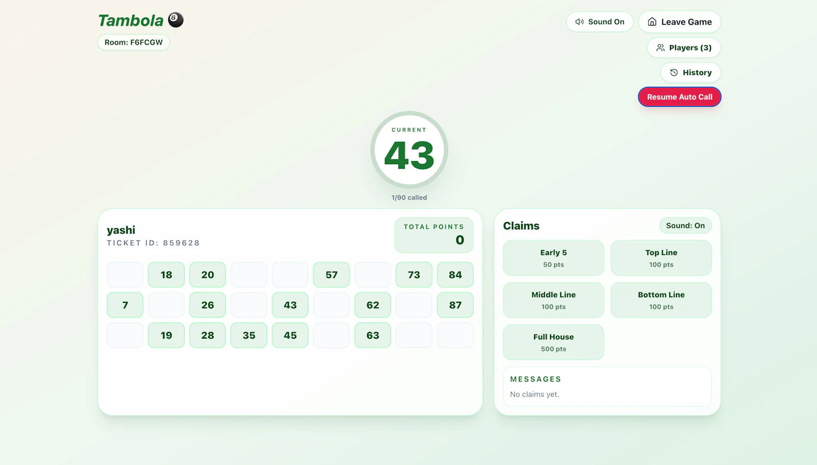 Tambola screenshot 3
