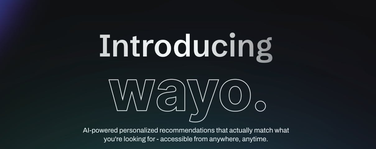 Wayo - Network-Based AI-Powered Reccos media 1