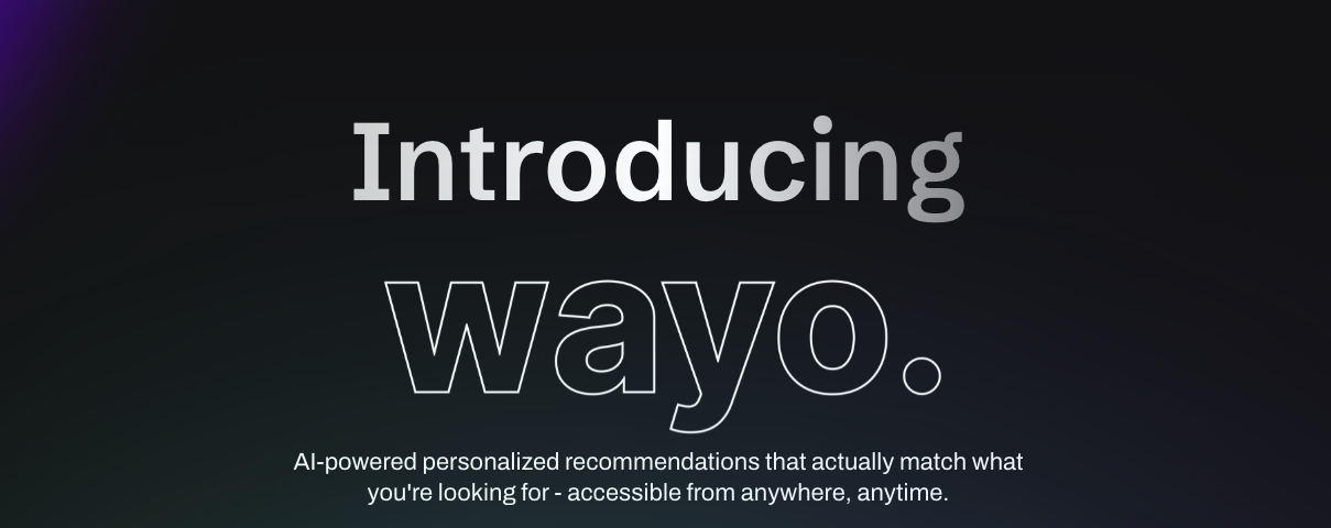 Wayo - Network-Based AI-Powered Reccos media 1