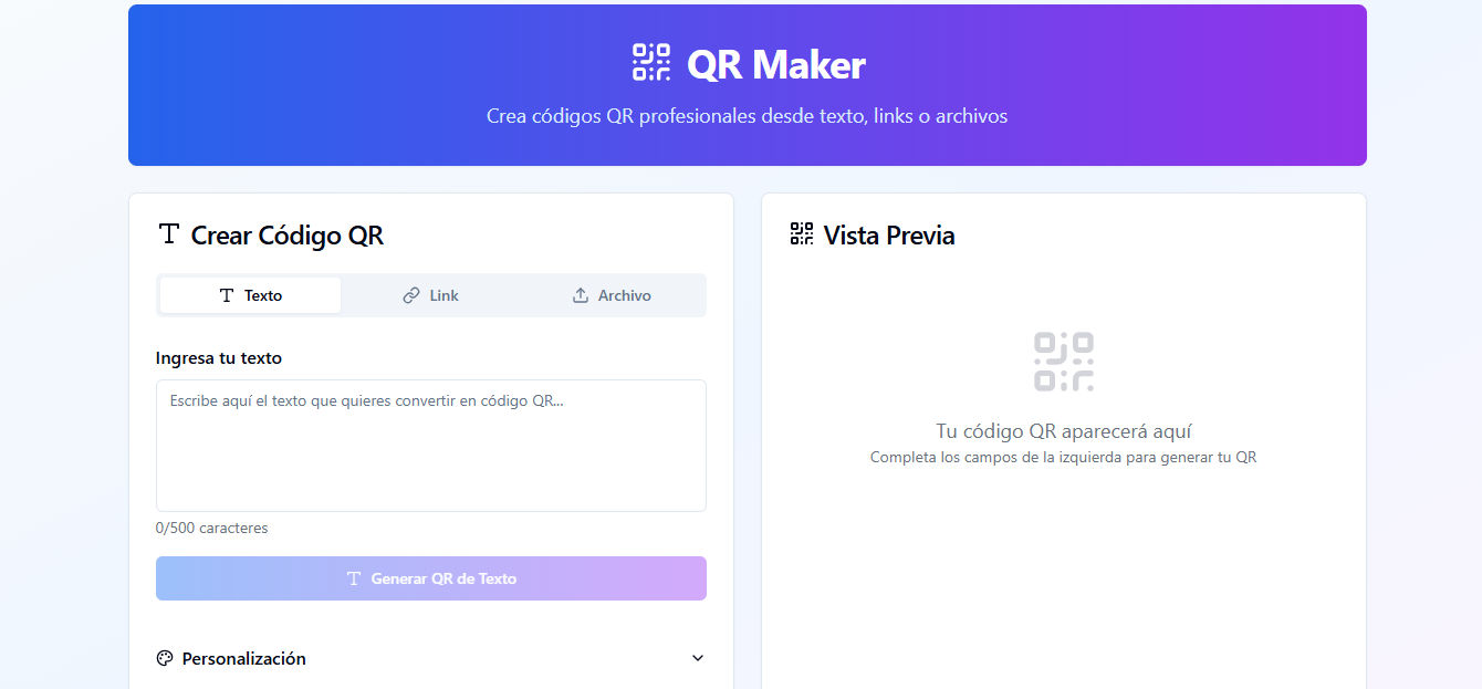 Mídia 1 de QR Maker - Códigos QR instantâneos de qualquer link - cópia ou download