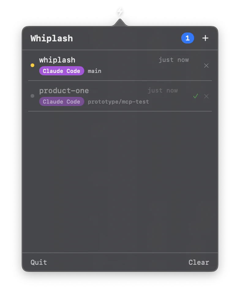 Whiplash — Agent Task Tracker
