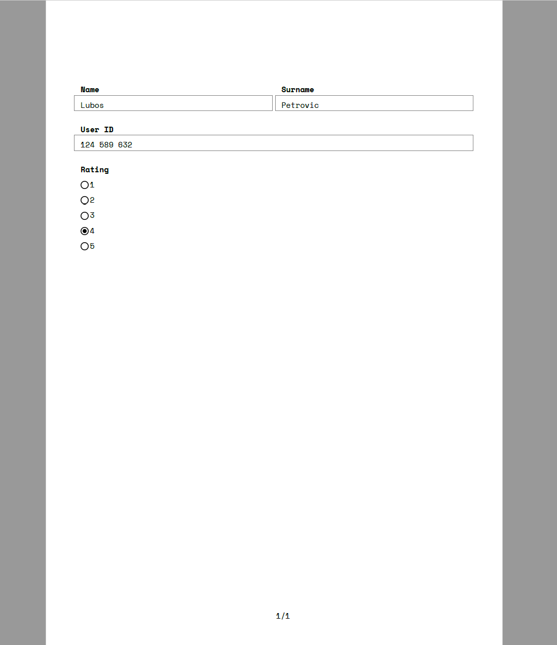 Simple PDF generation gallery image