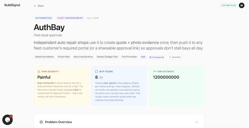 BuildSignal screenshot 3