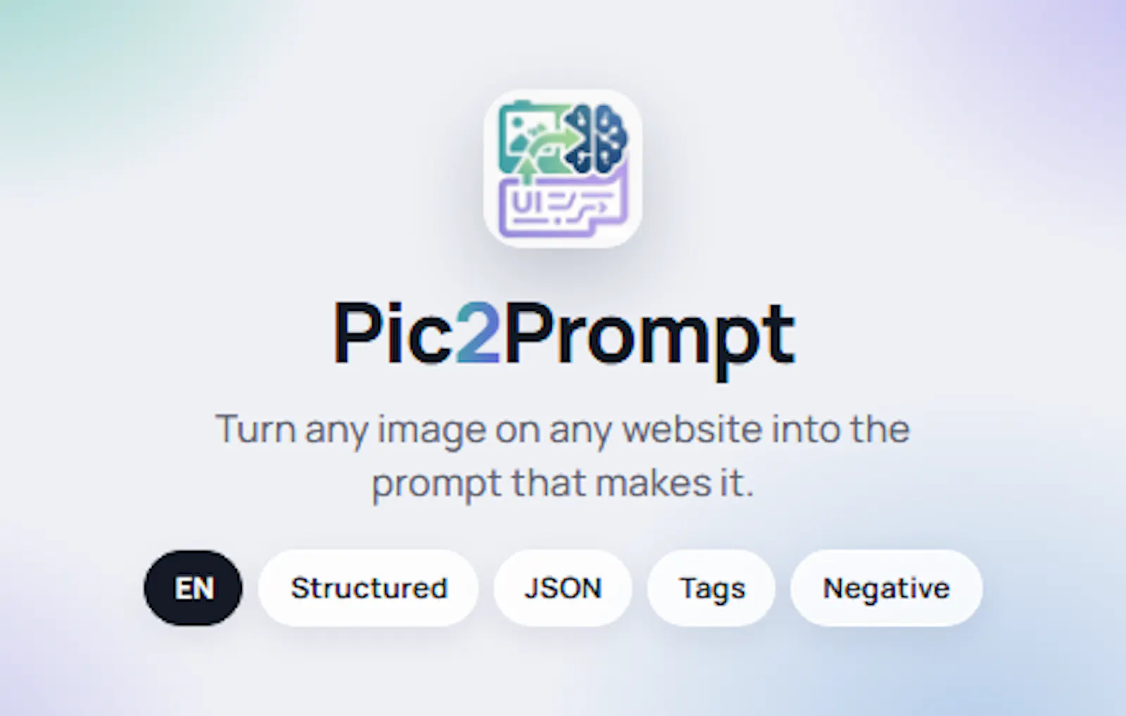 Pic2Prompt — Image to AI Prompt screenshot 1