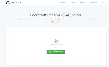 Geekersoft Free DWG (CAD) to PDF gallery image