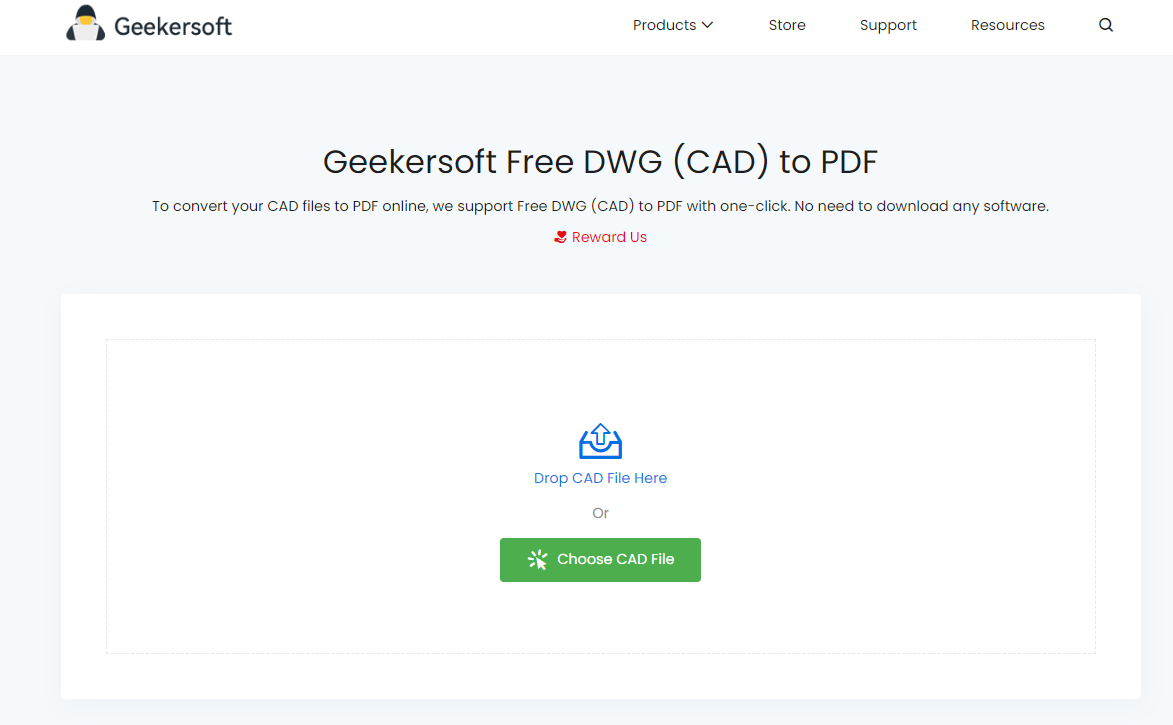 Geekersoft Free Dwg (CAD) ke PDF media 1