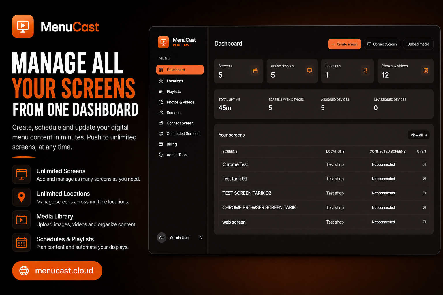 MenuCast gallery image