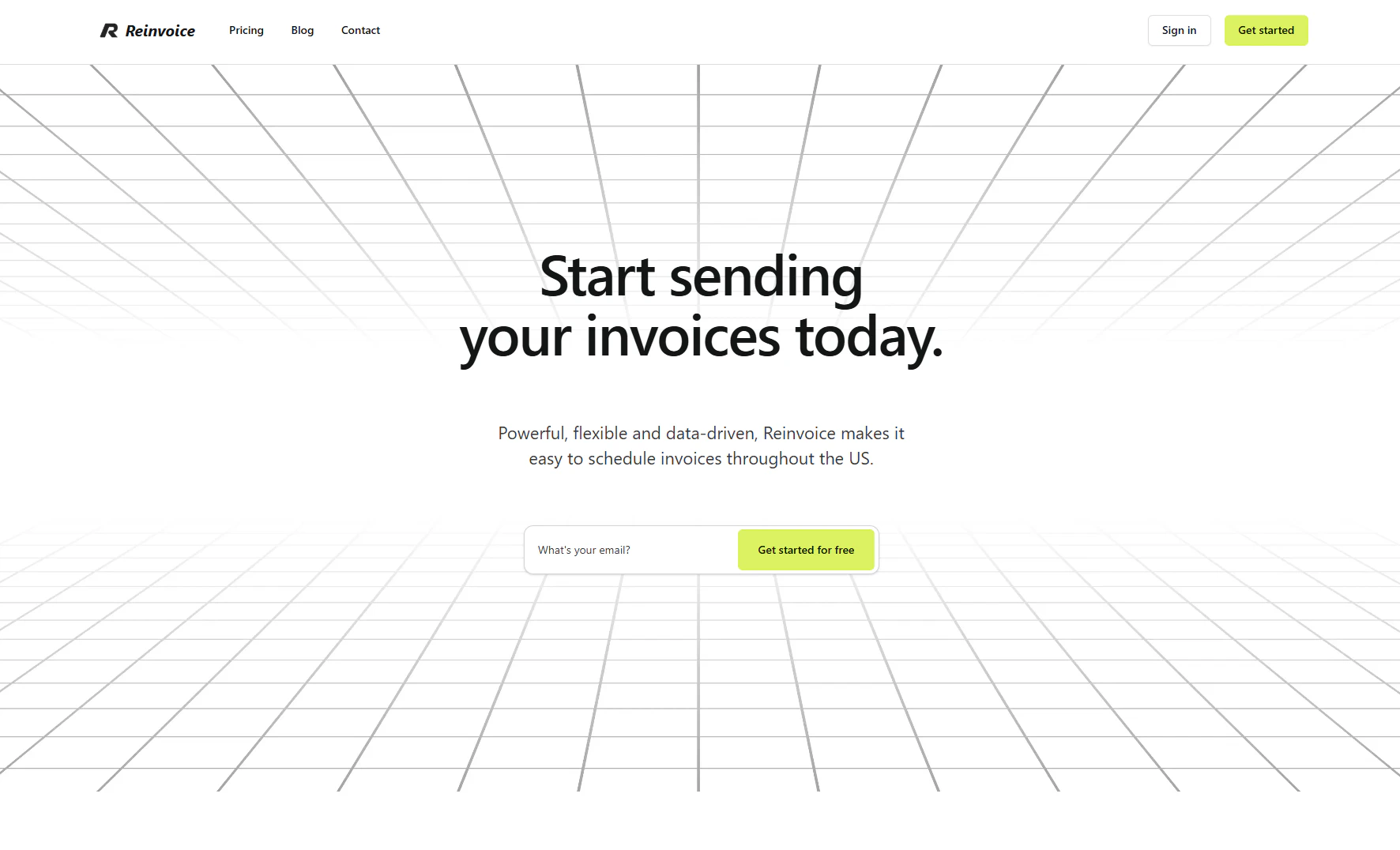 Reinvoice screenshot 1