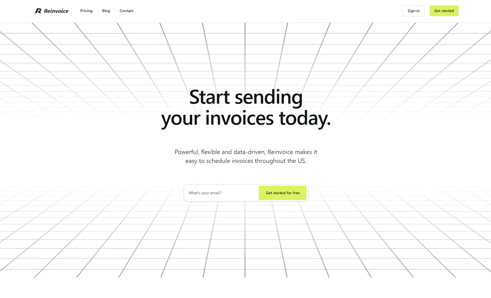 Reinvoice screenshot 1