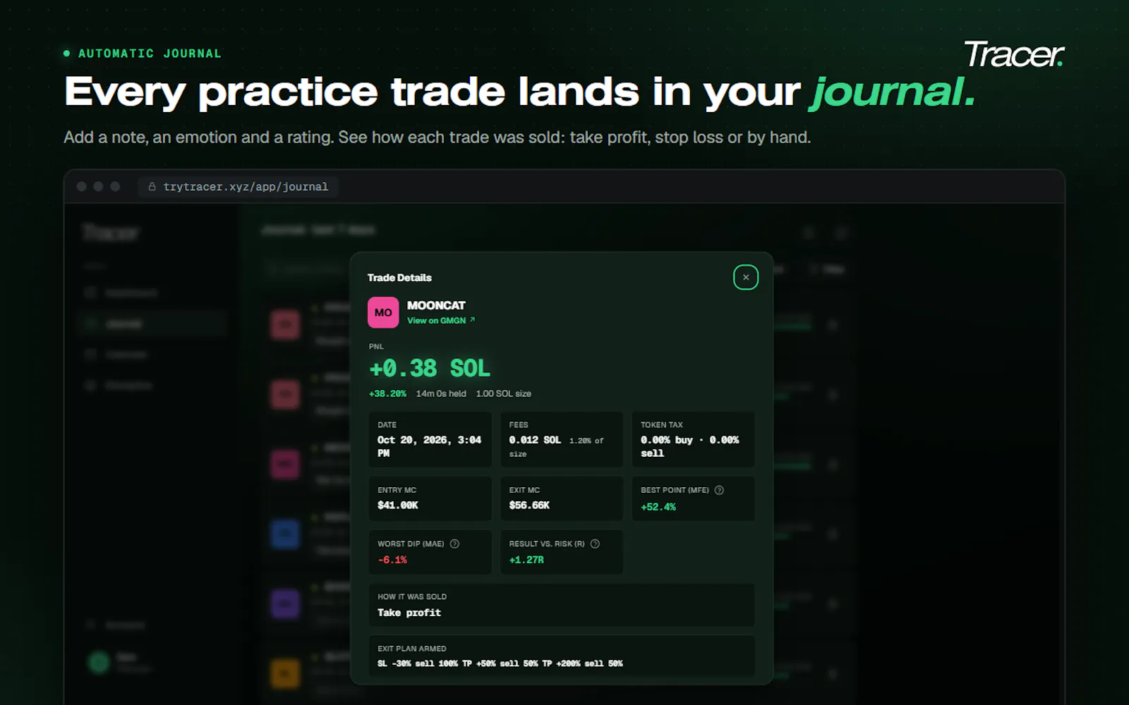 Tracer screenshot 4