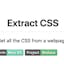 Extract CSS