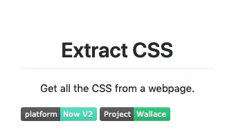 Extract CSS