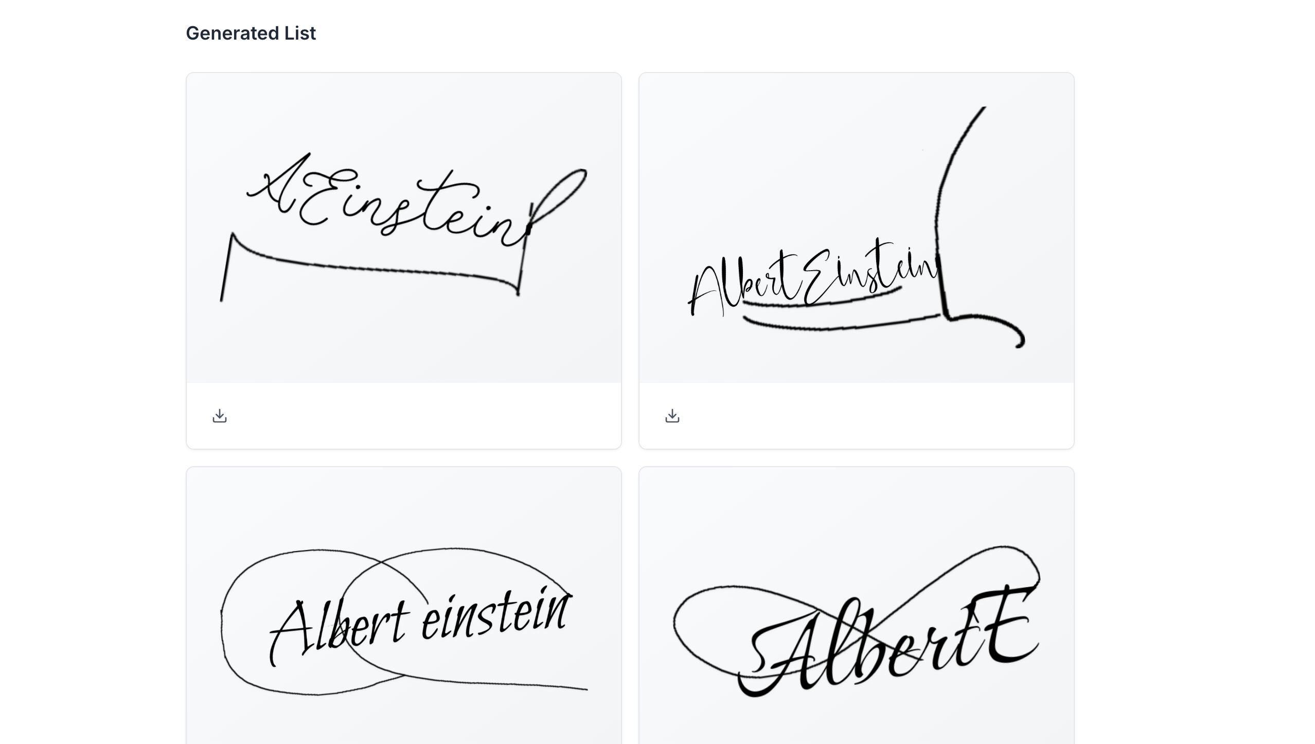 Signature Generator gallery image