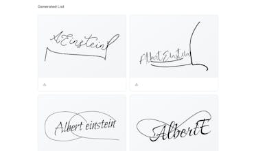 Signature Generator gallery image