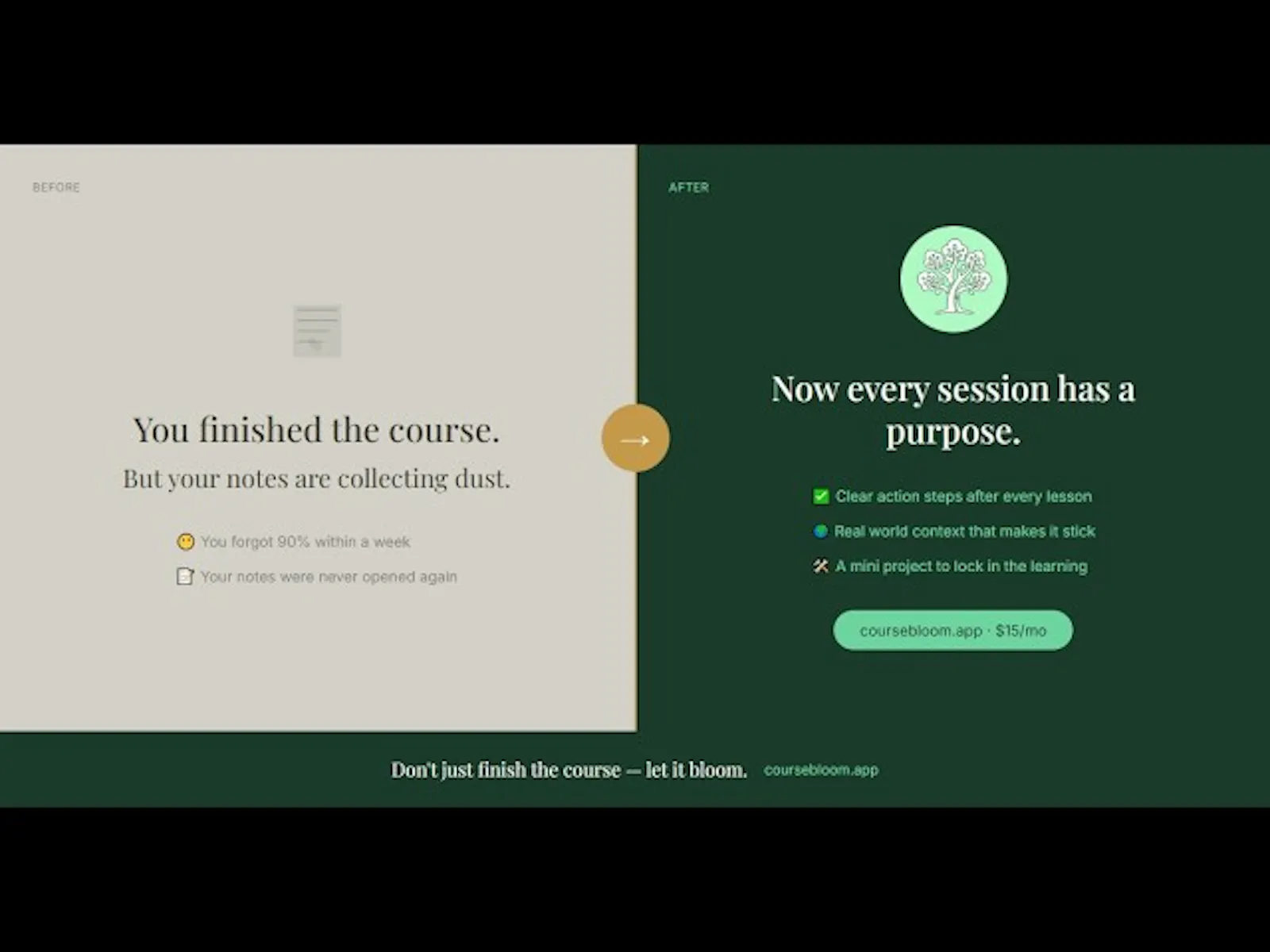 CourseBloom screenshot 1 (video preview)