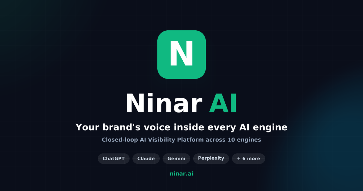 Ninar AI — AI Visibility Intelligence  gallery image