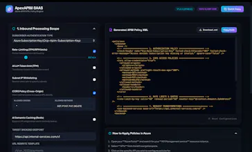 ApexAPIM Policy Builder gallery image
