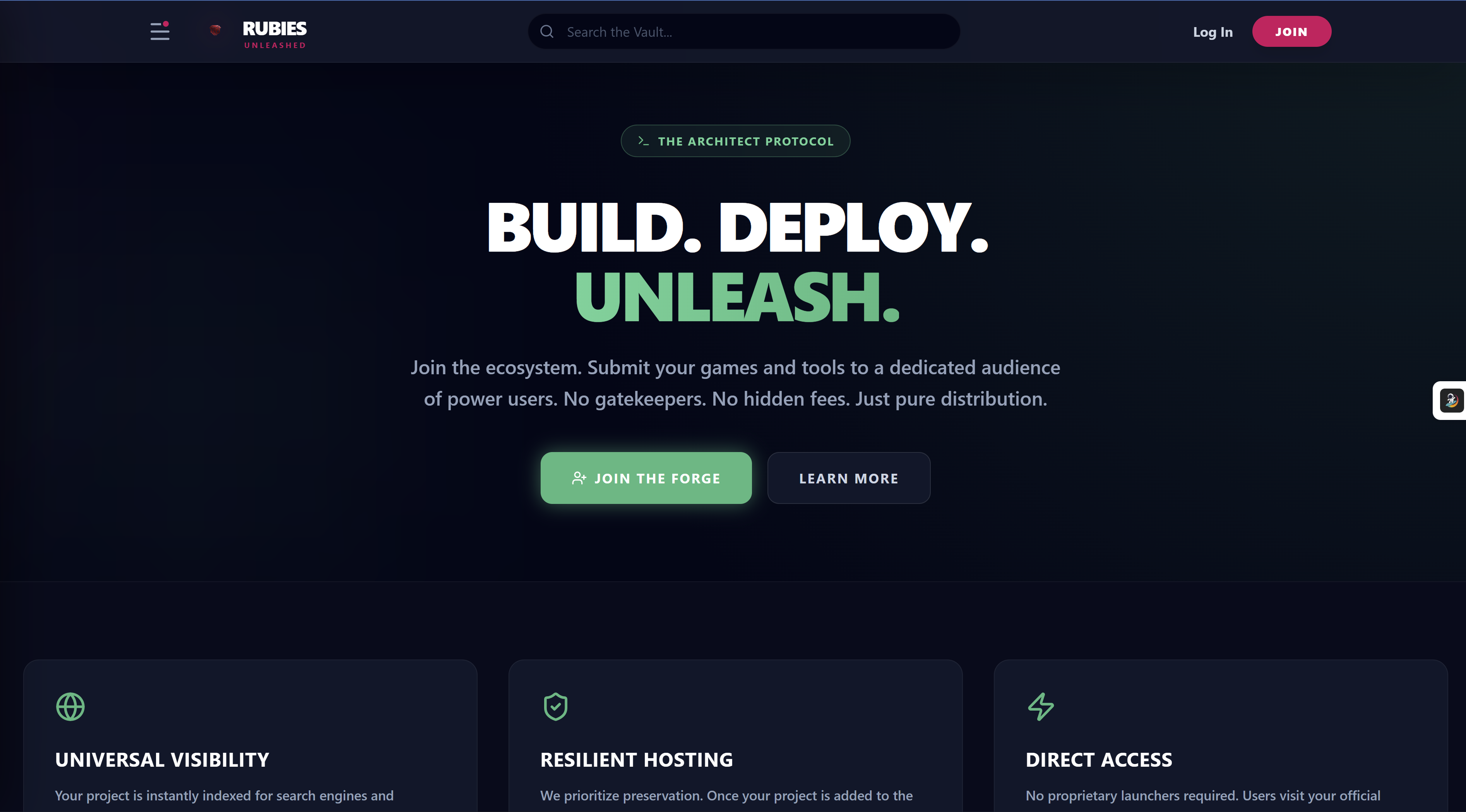 Rubies Unleashed - Screenshot 3 showing product features and functionality