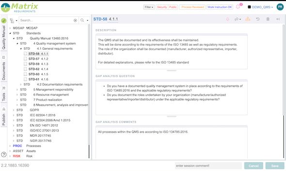 Matrix Requirements Medical gallery image