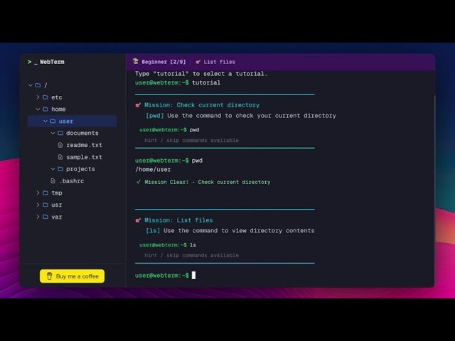 WebTerm gallery image