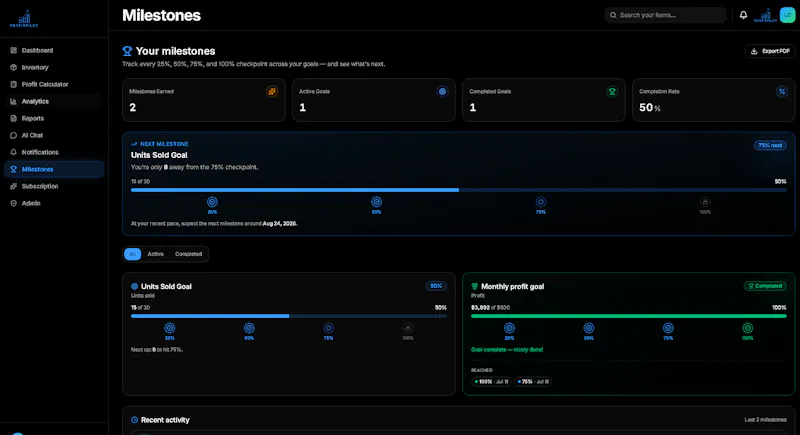 Profit Pilot Track every flip. screenshot 3