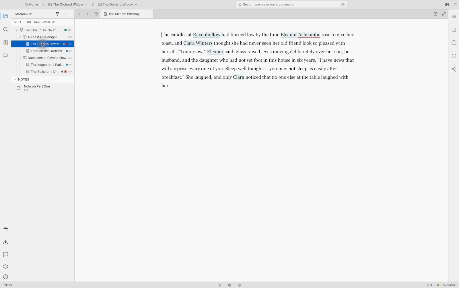 Writer Studio screenshot 2