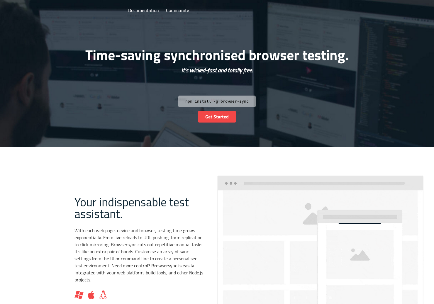 BrowserSync gallery image