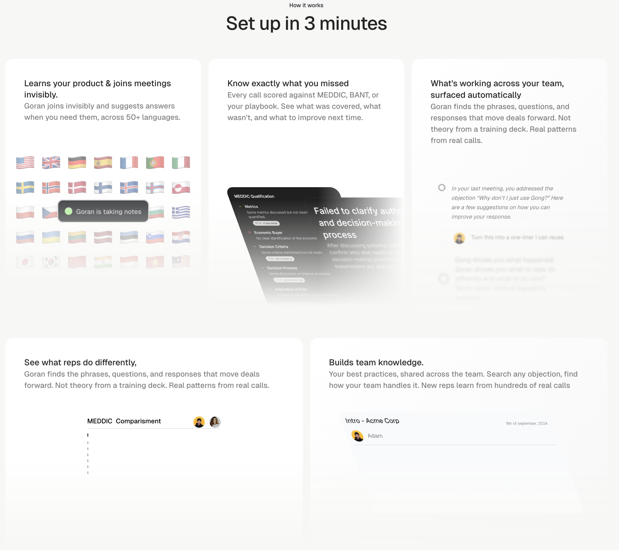 Build you sales playbook from day 1. - Screenshot 2 showing product features and functionality