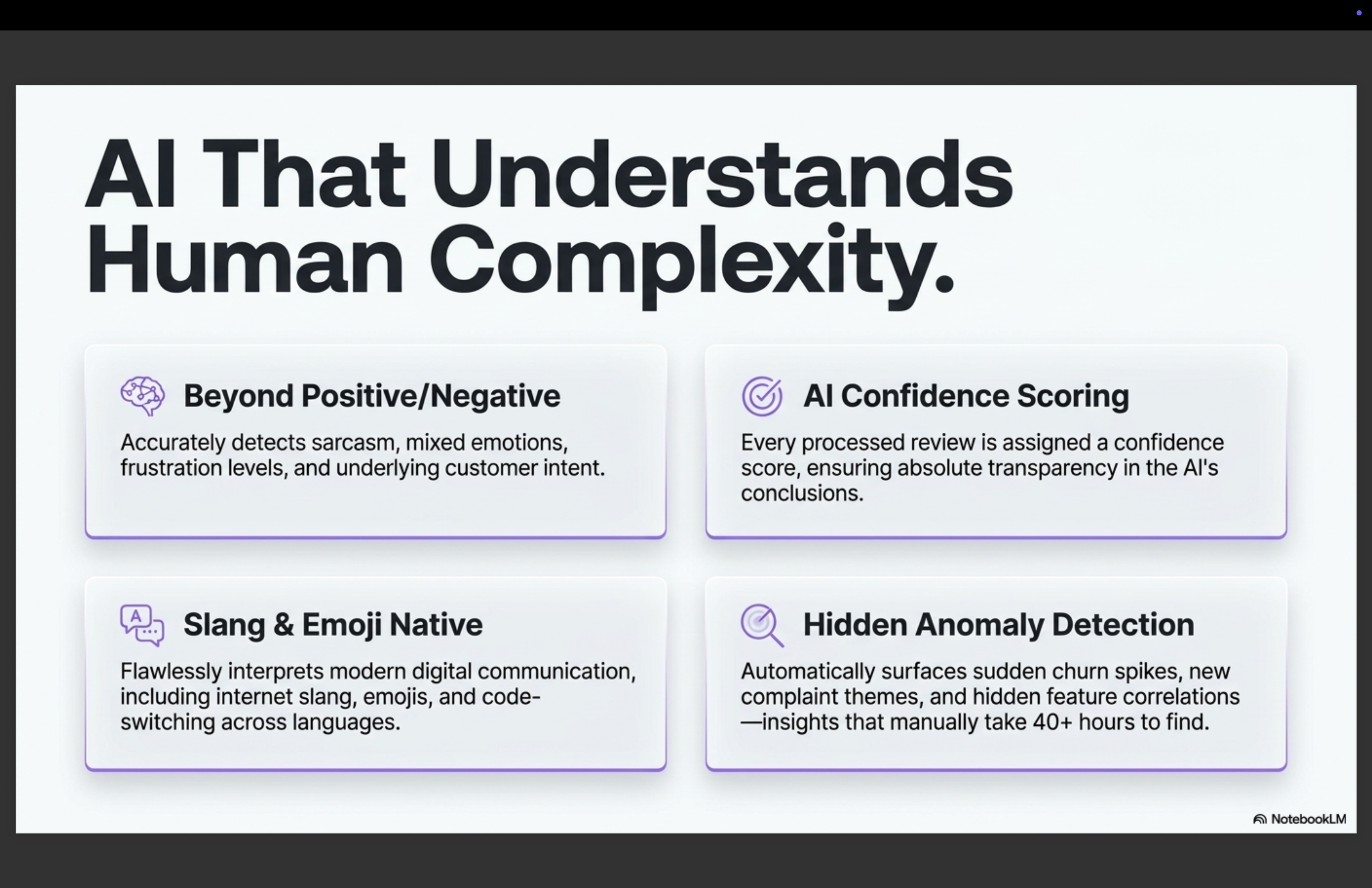 Turn customer reviews into  gallery image
