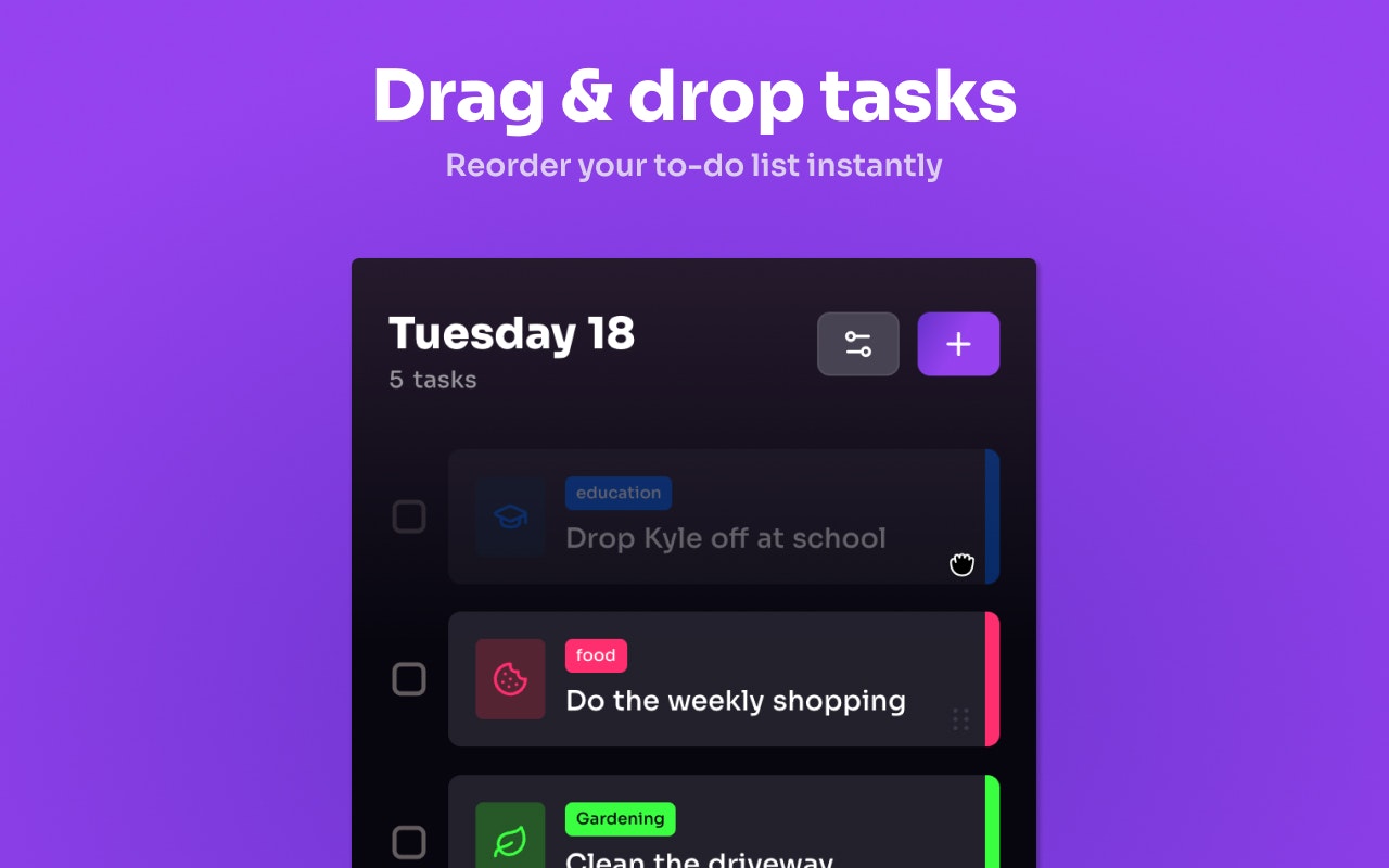 To do list - Keep it simple - Screenshot 2 showing product features and functionality