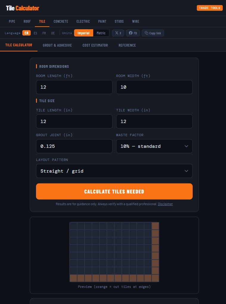 Trade Tools - Free tool for Construction gallery image