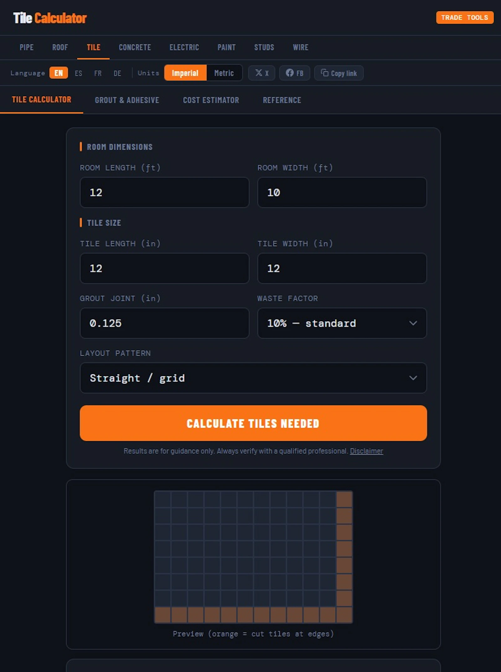 Trade Tools - Free tool for Construction screenshot 3