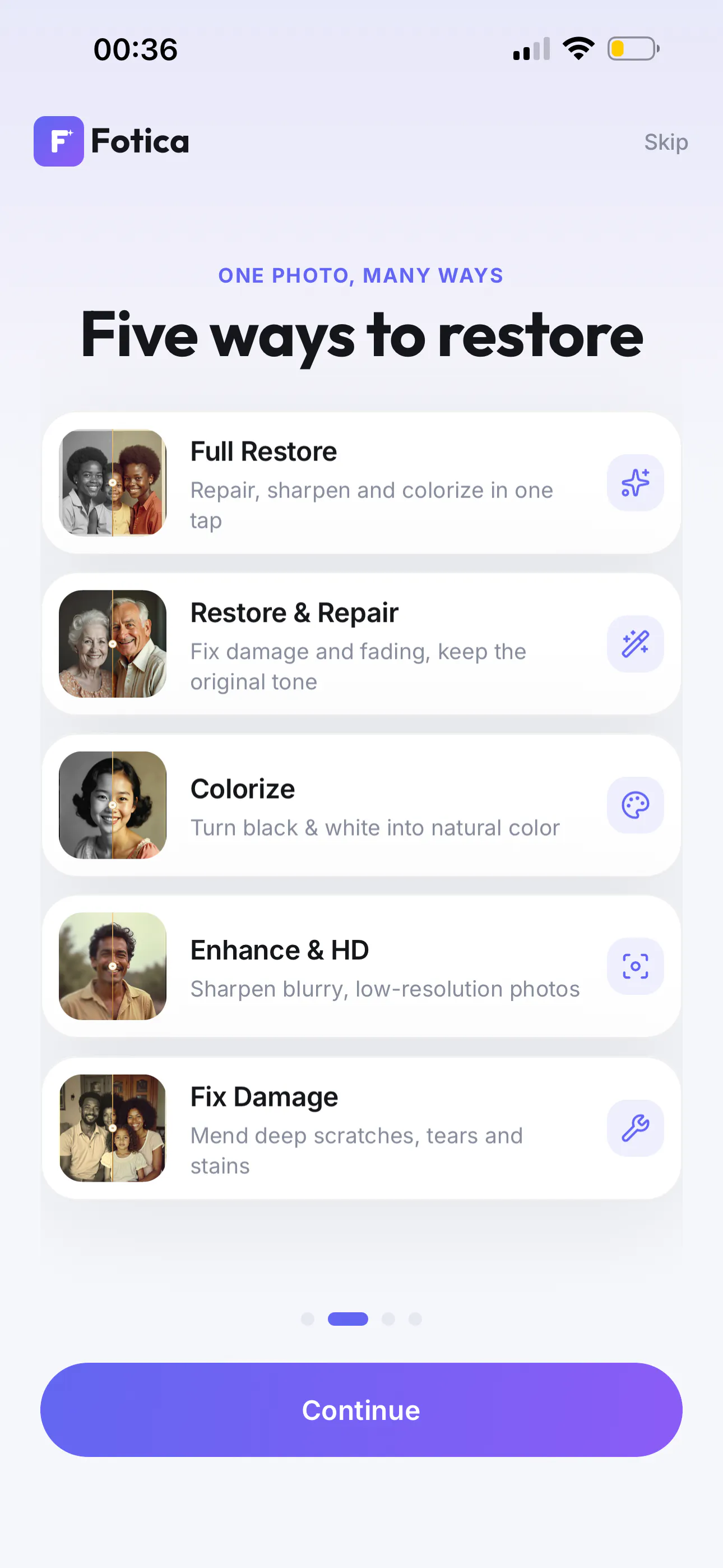 Fotica: Restore Old Photos 截图 4