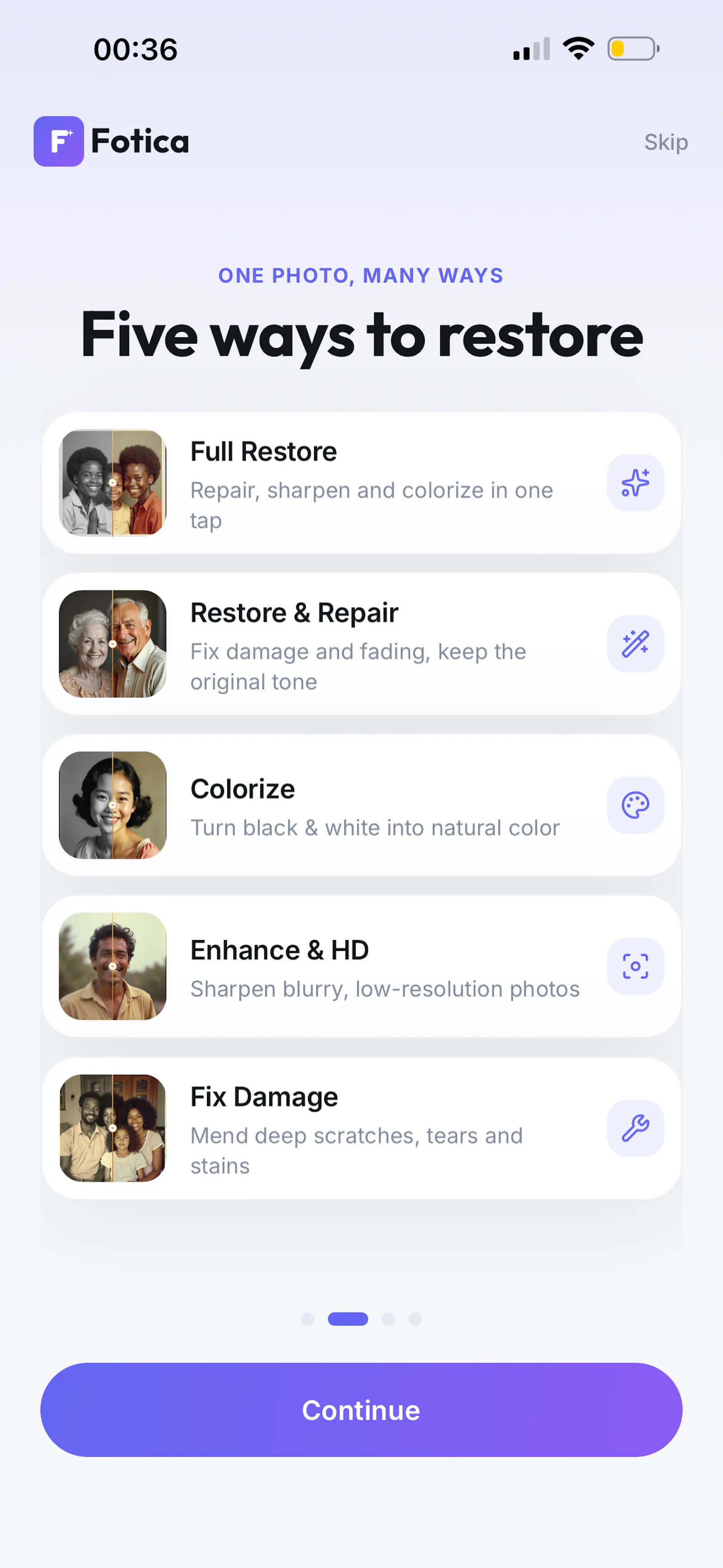 Fotica: Restore Old Photos screenshot 4