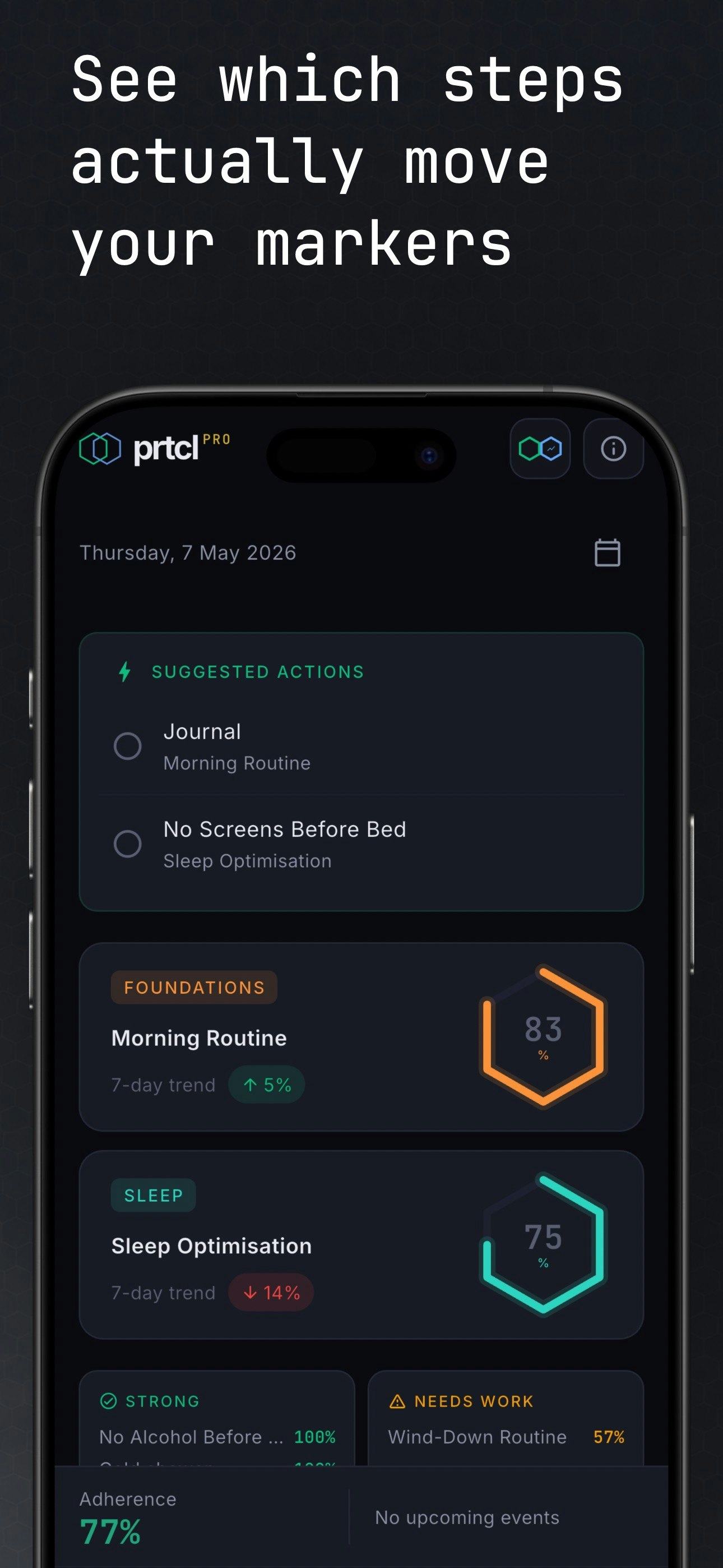 prtcl: health protocol tracker gallery image