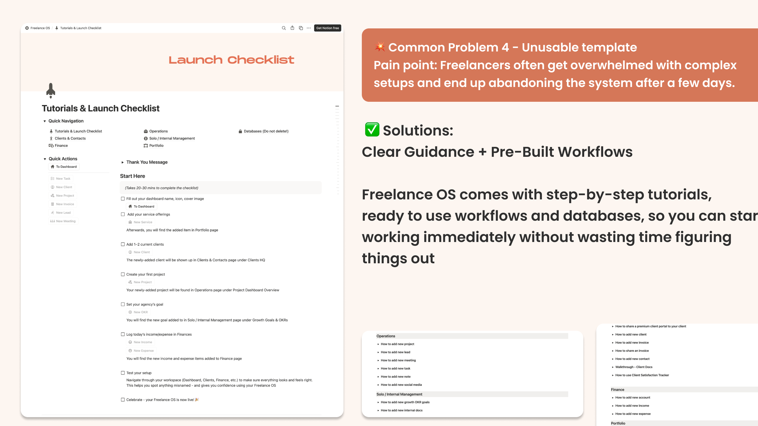 Nozione di sistema operativo freelance - Trasforma il tuo trambusto freelance in un'azienda da corsa media 5
