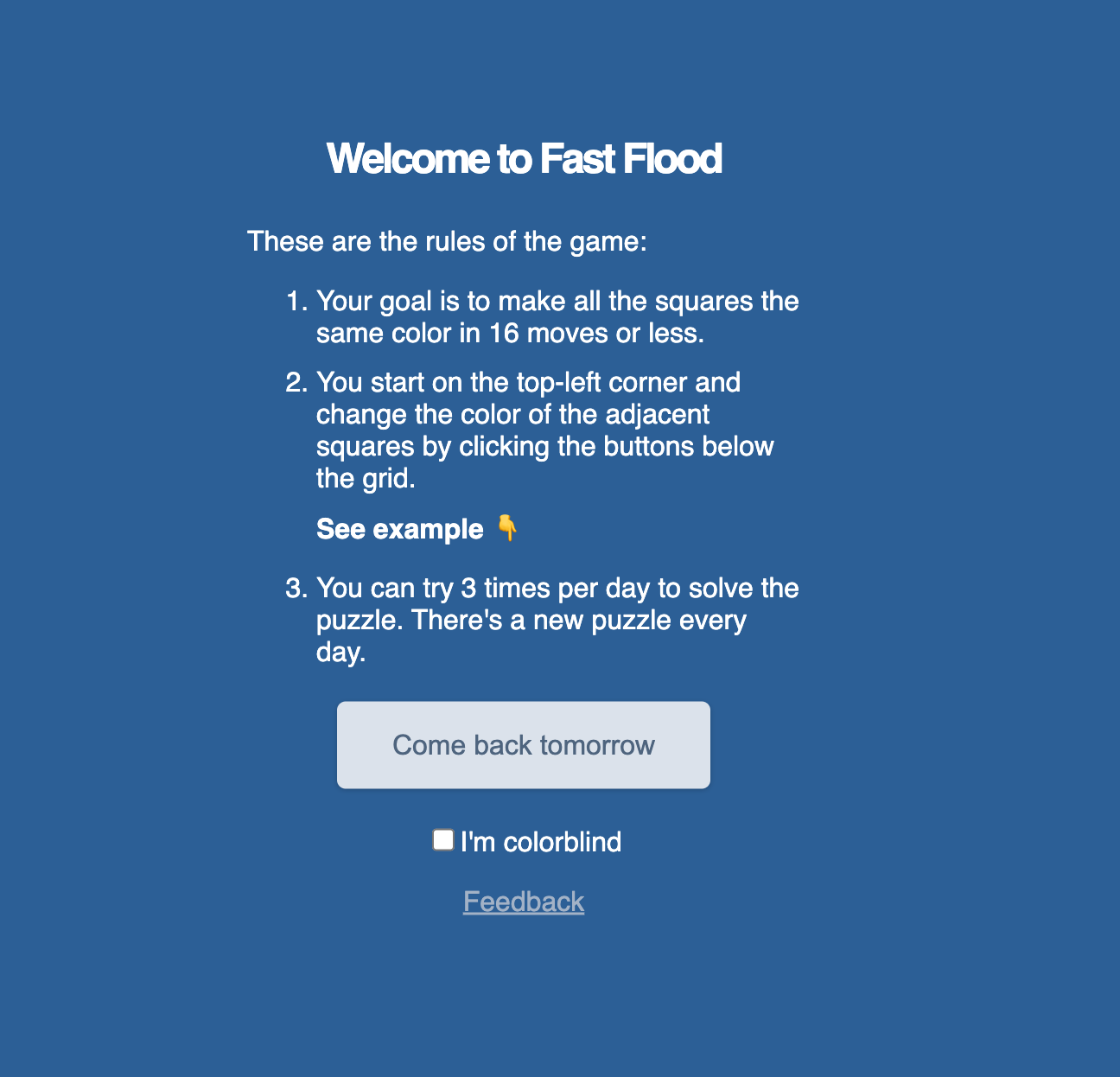 Fast Flood gallery image