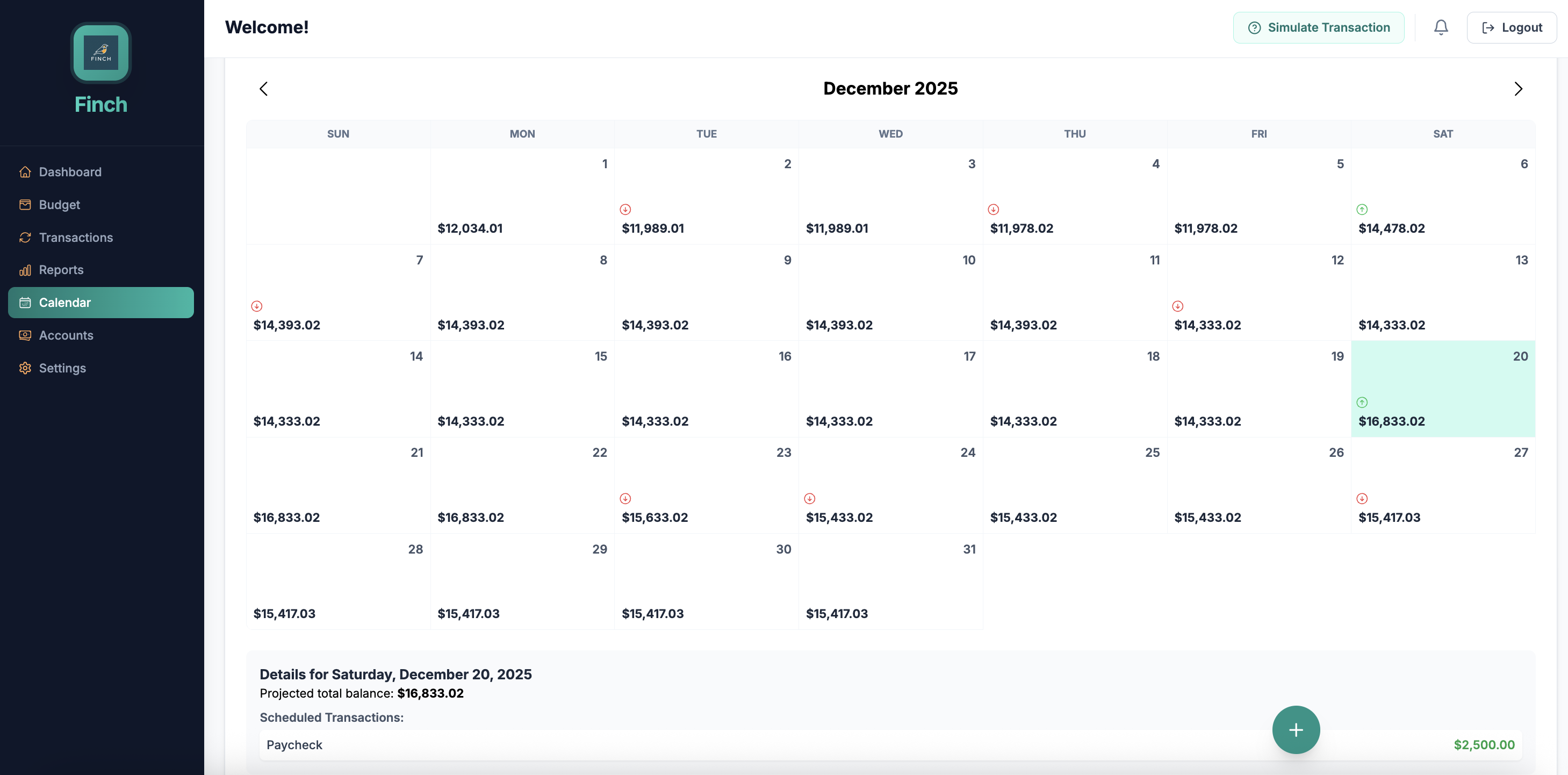 MyFinch - Screenshot 4 showing product features and functionality