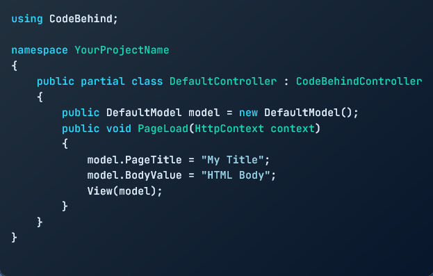Mídia 4 de CodeBehind Framework