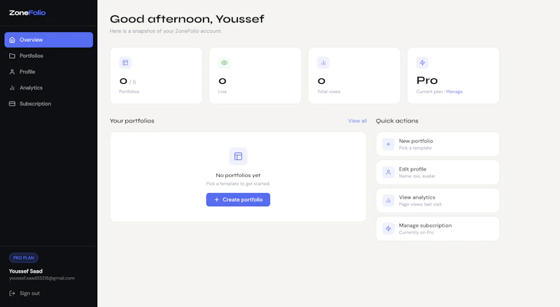 ZoneFolio screenshot 3