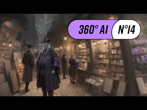 Create 360° illustrations with AI gallery image